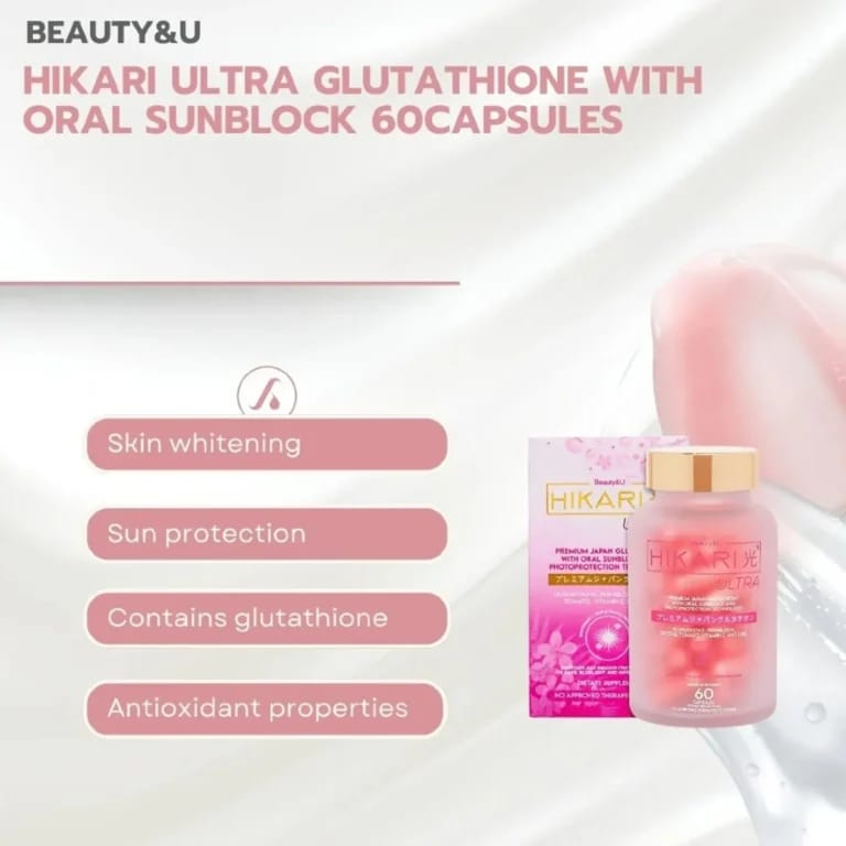 Beauty & U Hikari Ultra Premium Dietary Supplements – 60 Capsules