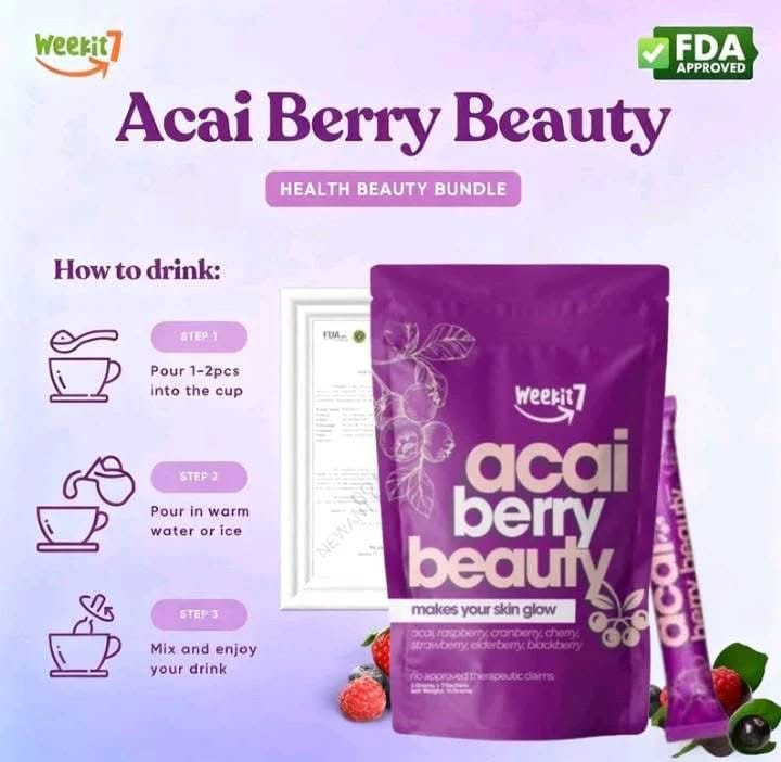 Weekit7 Acai Berry Beauty – 7 Sachets (35g)