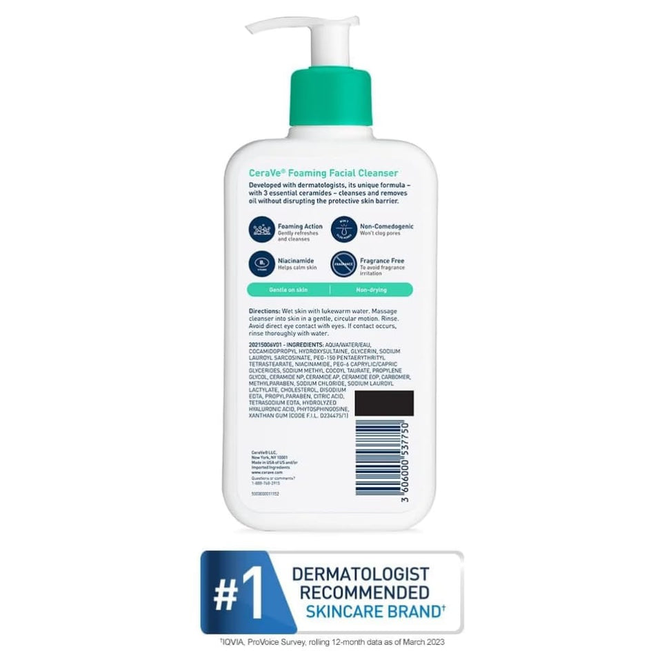 CeraVe Foaming Facial Cleanser 355ml