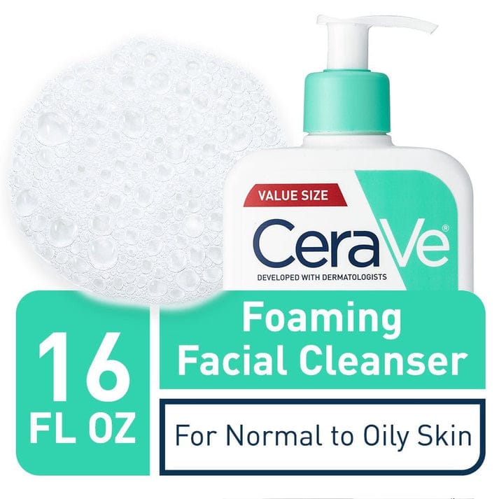 CERAVE Foaming Facial Cleanser Daily Face Wash for Normal to Oily Skin 87ML