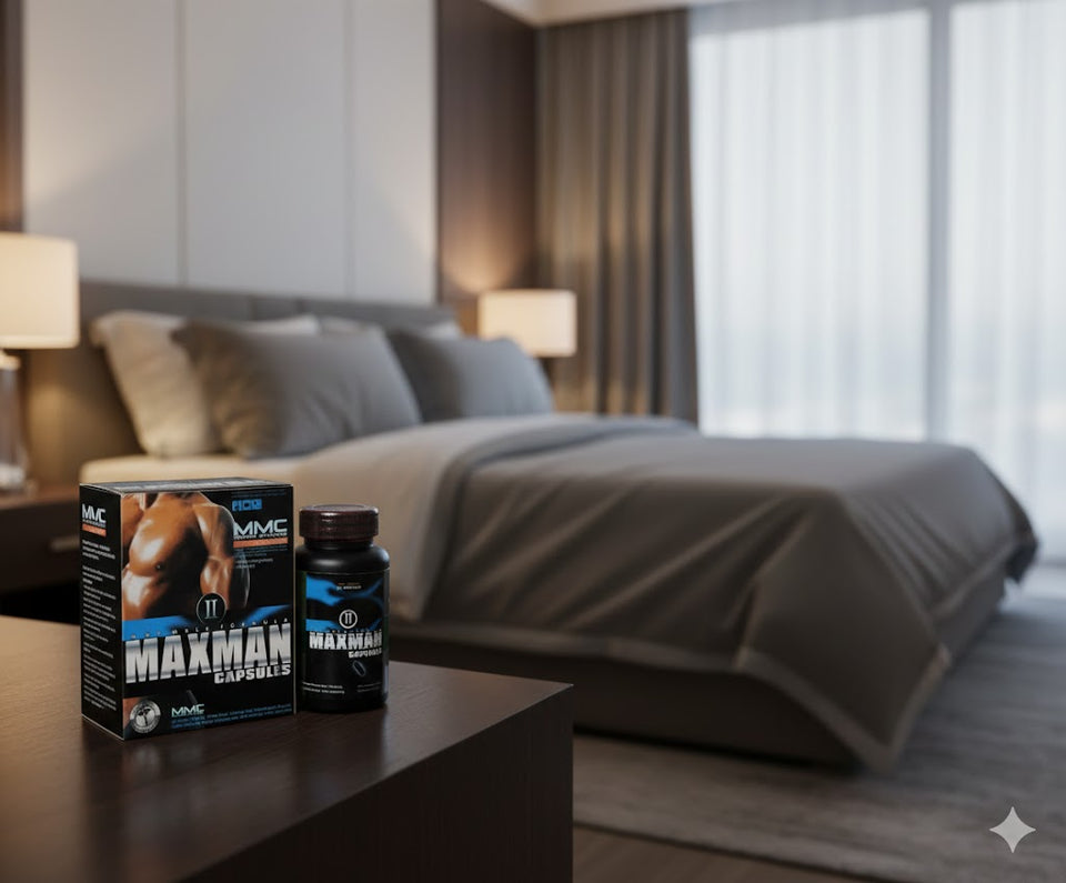 MaxMan Herbal Supplement Original (60Capsules) For Men Stamina , Power , Timing