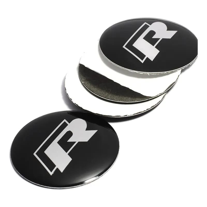 VW R Line Sticker Wheel Center Hub Cap Logo