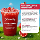 Glowming Pomegranate With Glutathione & Collagen Powder Drink Mix – 20g x 10 Sachets