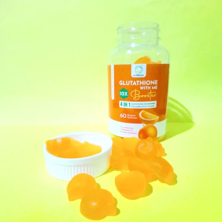 Dr. Pinoca Glutathione With Me 10X Booster – 60 Organic Gummies