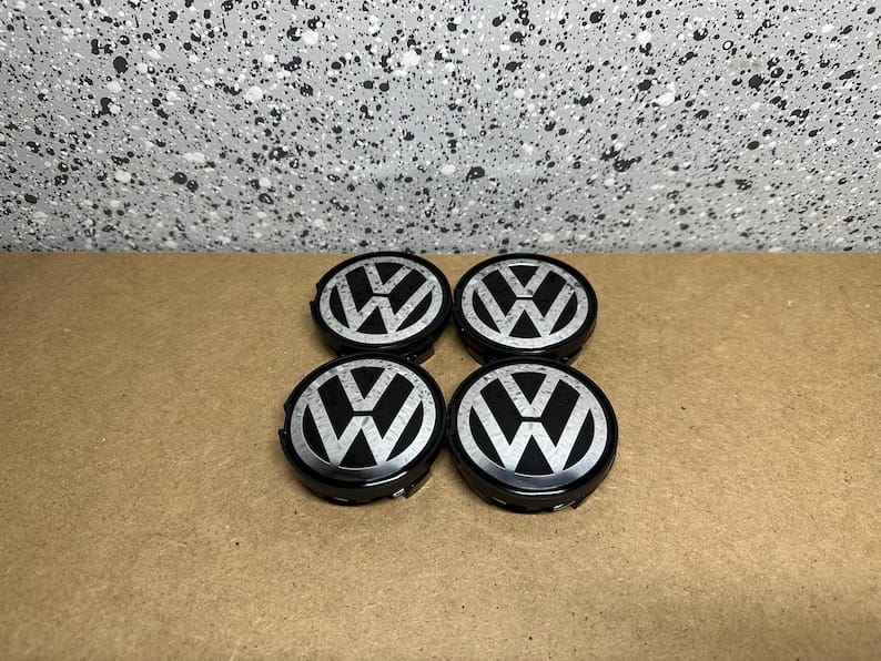 Volkswagen Wheel Center Caps (4pc) Premium Quality