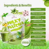 Glowming Health & Beauty Drink – Milky Matcha (200g)