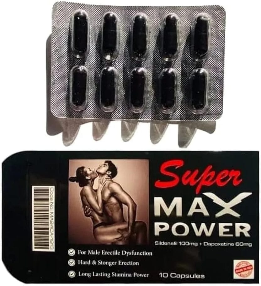 Super Max Power Capsule  USA 100mg (For Men Power & Timing)