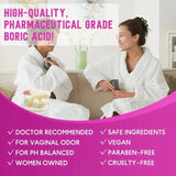 Boric Acid Vaginal Suppositories Yeast Infection Treatment Bacterial Vaginosis Treatment 30PCS