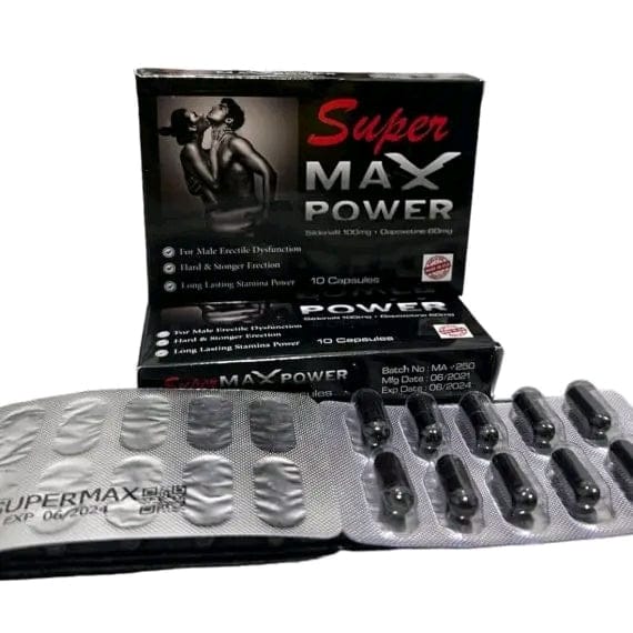 Super Max Power Capsule  USA 100mg (For Men Power & Timing)