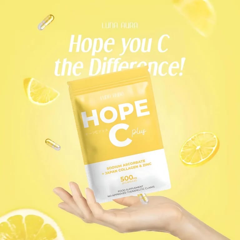 Luna Aura Hope C Plus 500mg – Immune Support & Antioxidant Supplement