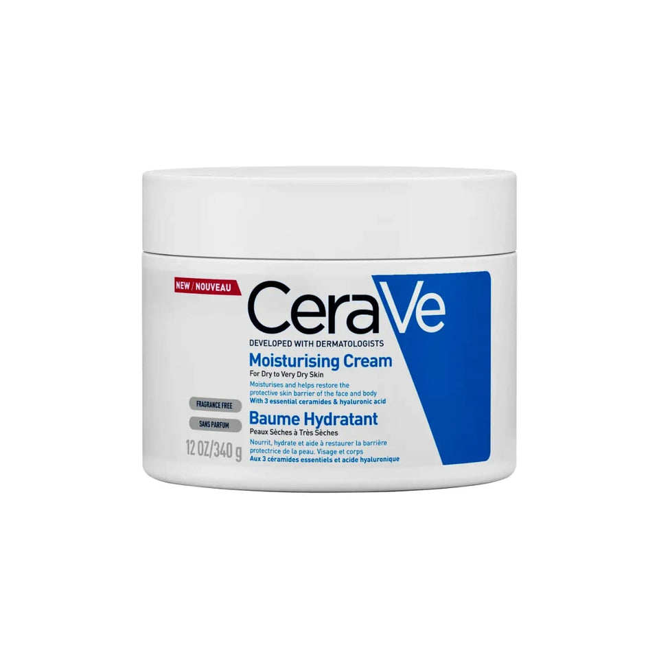 CeraVe Moisturizing Cream 340g Made In France (Dry To Very Dry Skin)