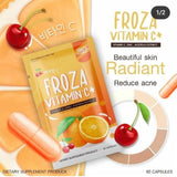 Froza Vitamin C+ with Collagen & Glutathione 60 Capsules