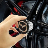 Mazda Wheel Center Caps Black (4pc) Premium Quality