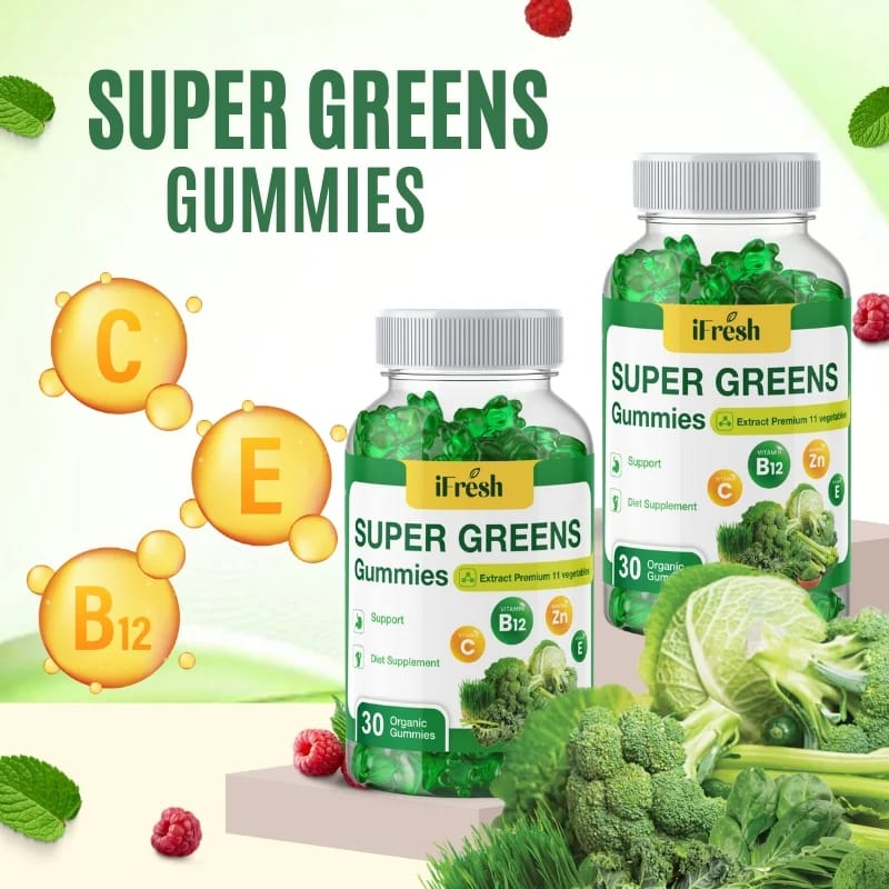Ifresh Vegetables Super Greens Gummies – 30 Gummies