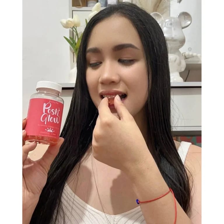 Posh Glow All-In-One Beauty Gummy – Lychee Flavor