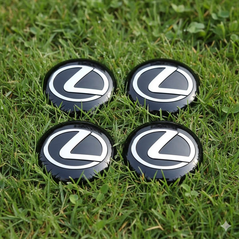 Lexus Wheel Center Hub Cap Sticker Cover Metal Case 56mm  (4pc)