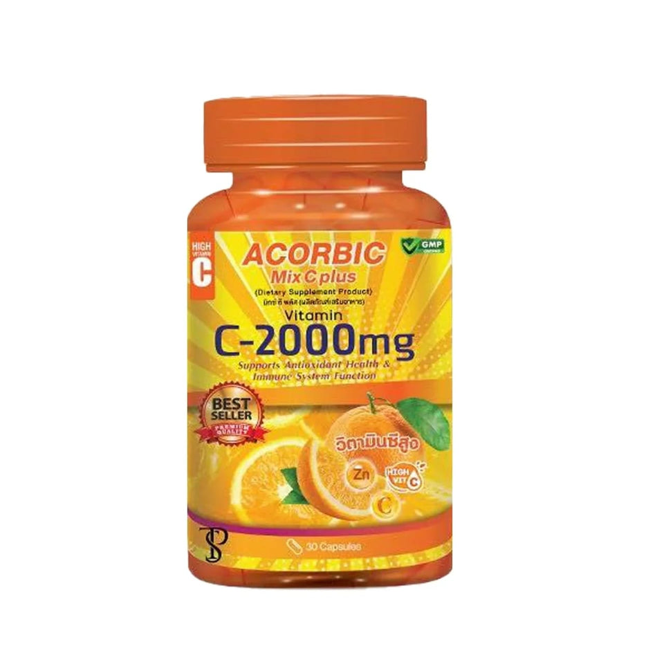 Acorbic C-2000mg Vitamin C Supplement – 30 Capsules