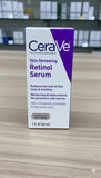 CeraVe Anti Aging Retinol Serum 1 Ounce Cream Serum for Smoothing Fine Lines and Skin Brightening Fragrance Free, 1 Fl Oz