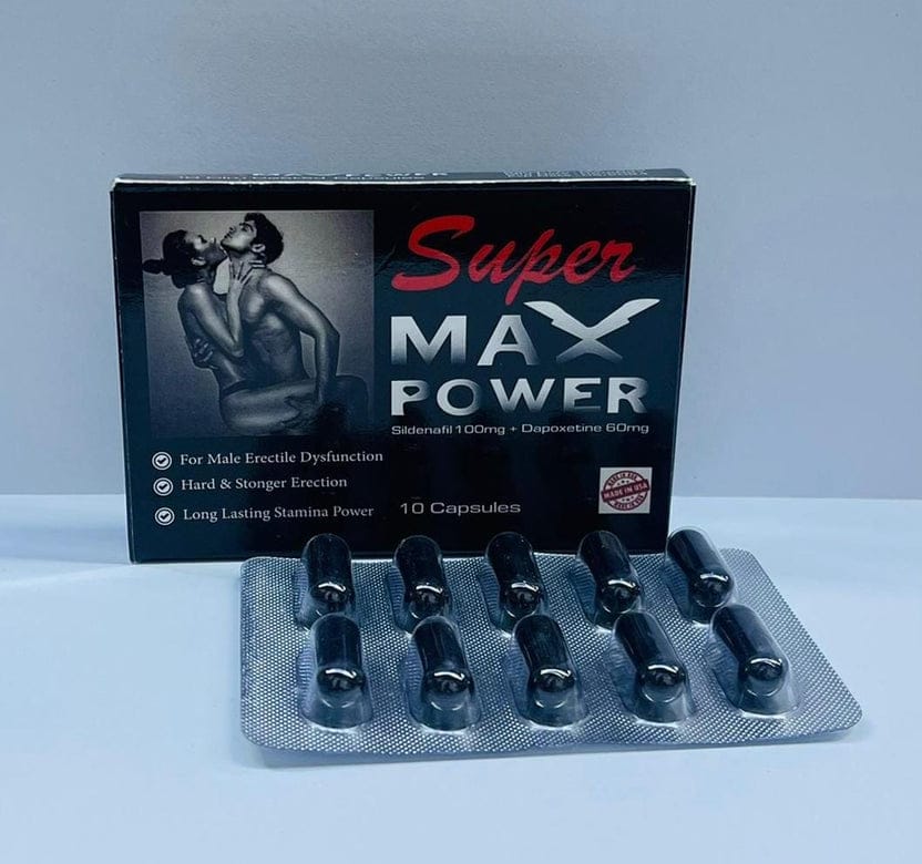 Super Max Power Capsule  USA 100mg (For Men Power & Timing)