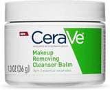 CeraVe Cleansing Balm Hydrating Makeup Remover with Ceramides and Plant based Jojoba Oil for Face Makeup Non Greasy Makeup Remover Balm for Sensitive Skin1.3 Ounces,
