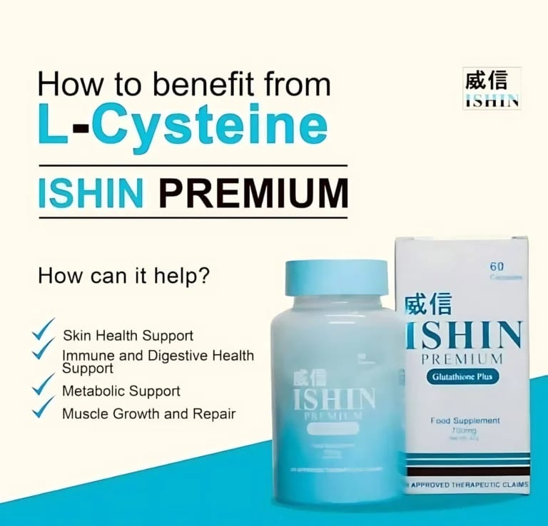 ISHIN Premium Glutathione Plus 700mg – 60 Capsules