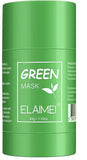 ELAIMEI Green Tea Mask Stick, Poreless Deep Cleanser Green Tea Mask, Blackhead Remover Mask with Green Tea Extract, Face Moisturizes, Oil Control