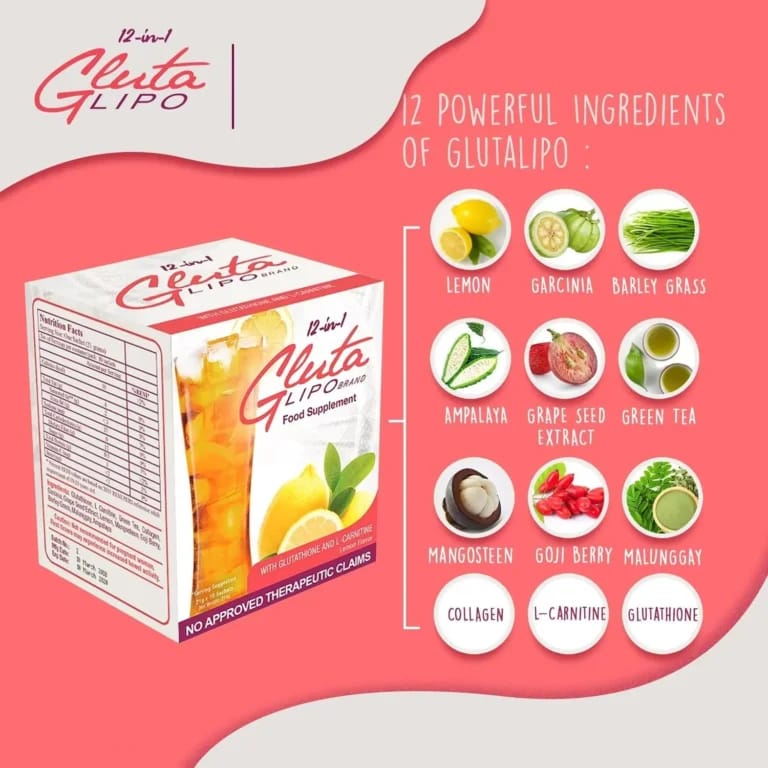 Gluta Lipo 12-in-1 With Glutathione & L-Carnitine