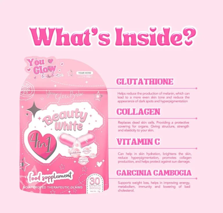 You Glow Beauty White 4 in 1 Supplement