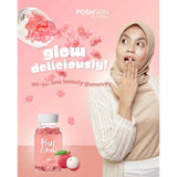 Posh Glow All-In-One Beauty Gummy – Lychee Flavor