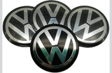Volkswagen Car Wheel Centre Hub Cap Badge Emblem Decal Wheel Sticker For Volkswagen GOLF Polo Tiguan VW TOURAN CADDY PASSAT