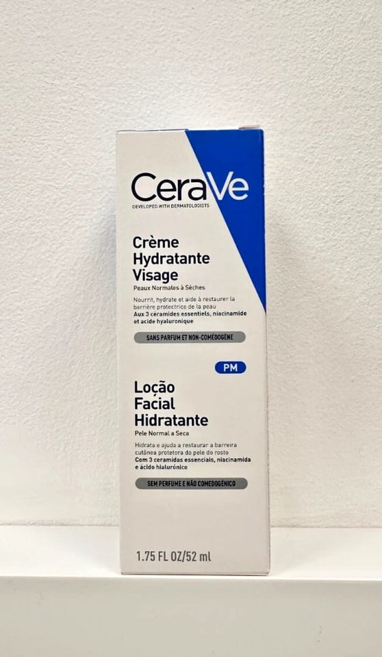 CeraVe PM Facial Moisturising Lotion with Hyaluronic Acid and 3 Essential | 52ml