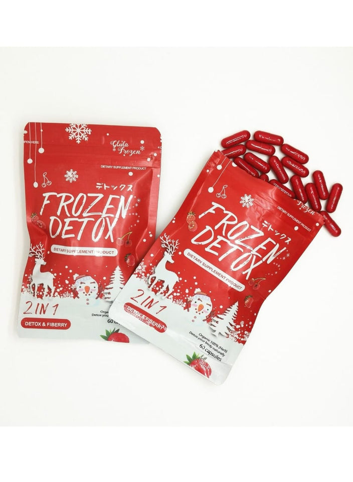 Frozen Detox 2-In-1 Detox And Fiberry Dietary Supplement 60 capsules