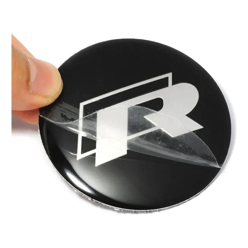 VW R Line Sticker Wheel Center Hub Cap Logo