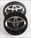 Toyota Wheel Center Caps Black  (4pc) Premium Quality