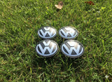Volkswagen Wheel Center Caps (4pc) Premium Quality