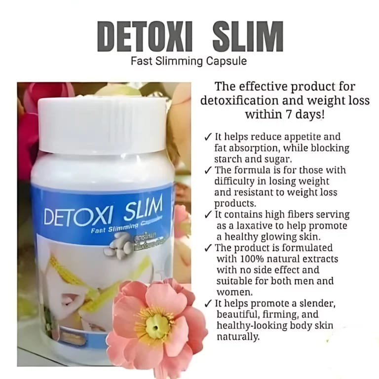 Detoxi Slim Fast Slimming Capsules – 30s