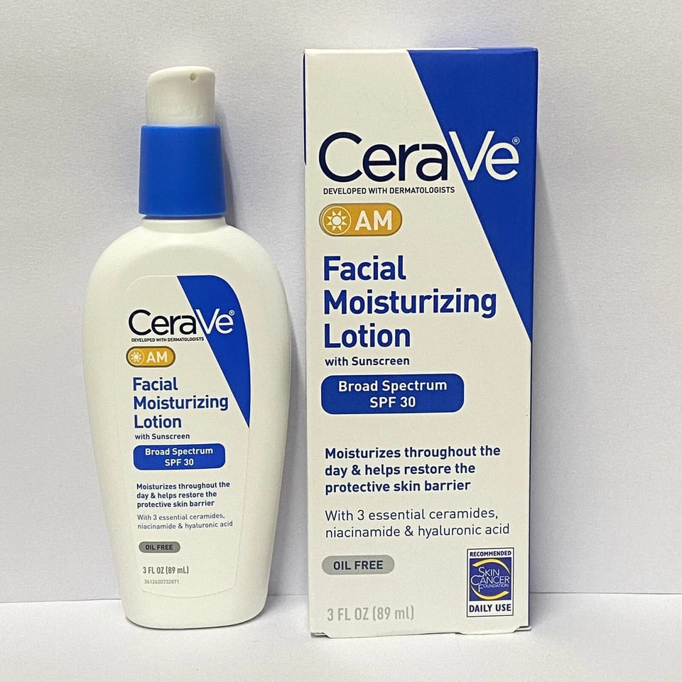Cerave AM Facial Moisturizing Lotion SPF 30-Oil Free Face Moisturizer 3 oz.