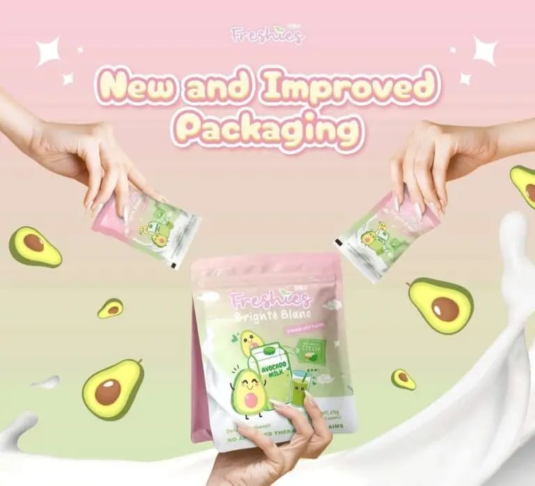Freshies Avocado Milk – 10 Sachets × 21g Each