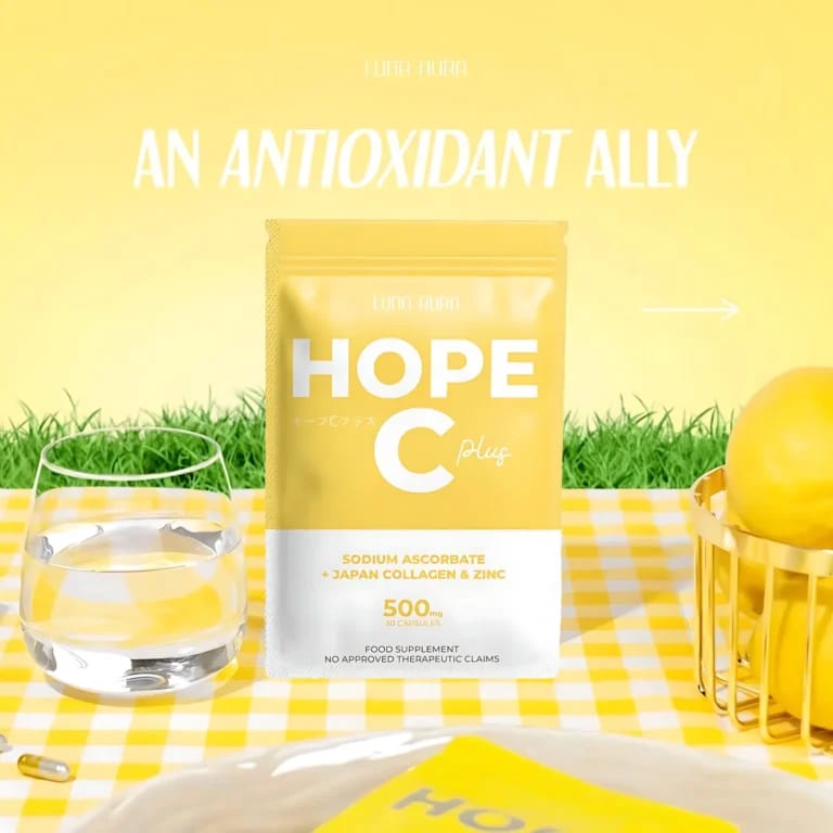 Luna Aura Hope C Plus 500mg – Immune Support & Antioxidant Supplement
