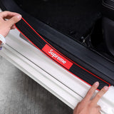 Supreme  Silicone Car Door Sill Scuff Plate Set of 4 Car Door Sill Protector Pads Silicone Door Sill Scuff Plate Sticker for Car Door Sill Protector
