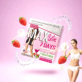 Max Slim 7 Days – Strawberry Flavor Slimming Powder Drink 10 x 15g