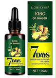 Hair Regrow 7 Day, Ginger Germinal Essential Oil Hair Growth Hair Loss Treatment Hair Care Hair Growth Serum for Men & Women, 30ml