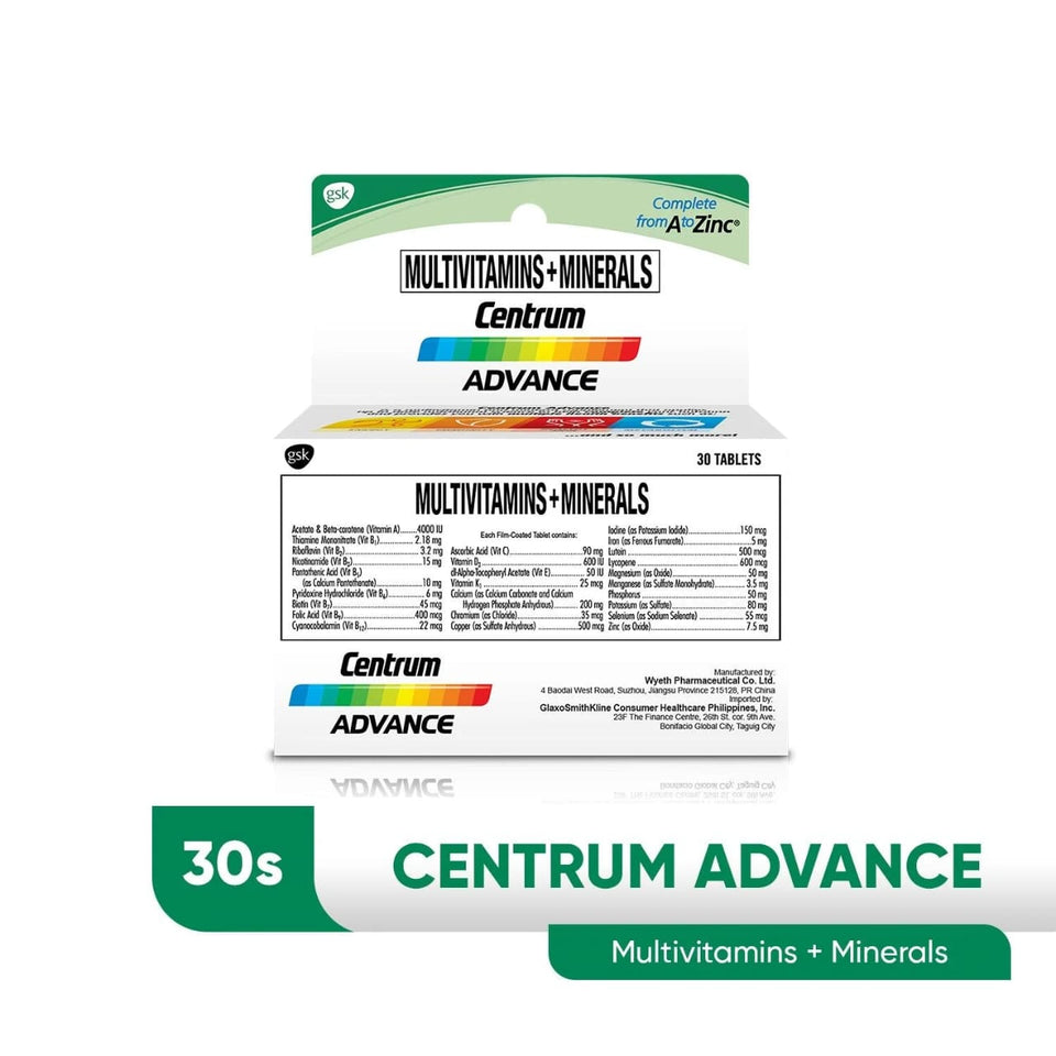 Centrum Advance Multivitamins + Minerals