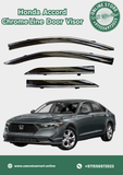 Honda Accord Chrome Line Door Visor Premium Quality