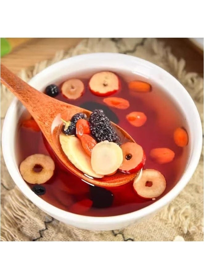 Five-Treasure Ginseng Herbal Tea – 20 Sachets (5g Each) | Red Dates, Goji Berries, Mulberries, Astragalus & Ginseng