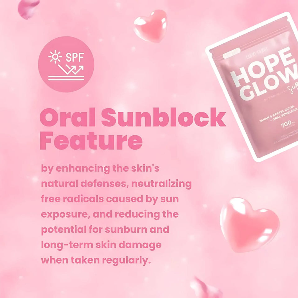 Luna Aura Hope Glow Advanced Glutathione Super Mini – 700mg (14 Capsules)