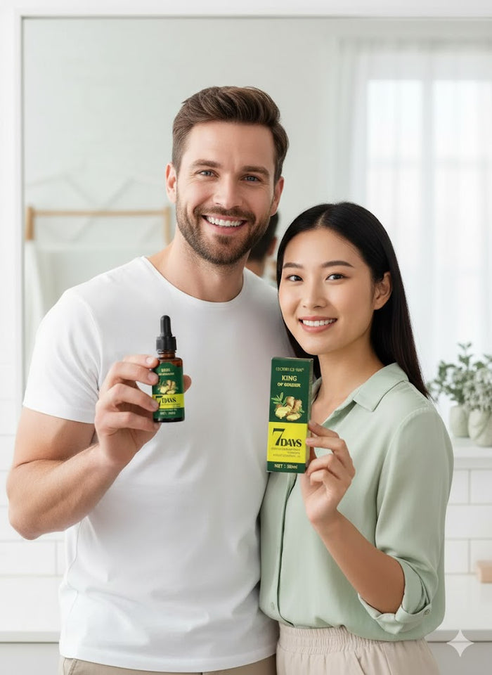 Hair Regrow 7 Day, Ginger Germinal Essential Oil Hair Growth Hair Loss Treatment Hair Care Hair Growth Serum for Men & Women, 30ml