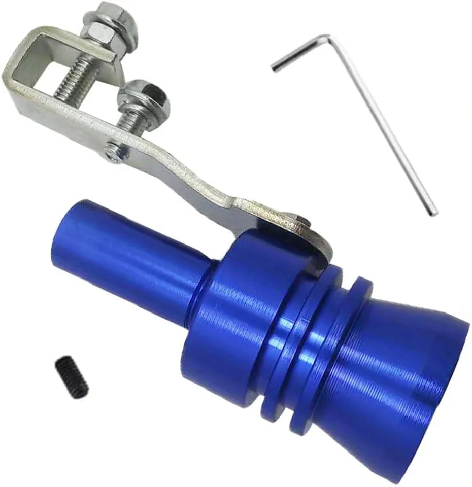 Universal Car Exhaust Muffler, XL-Size Turbo Whistle