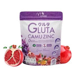 Manee Gluta Camu Zinc Dietary Supplement Product Grape Flavour Collagen Dipeptide , Collagen Tripeptide , Collagen Peptide