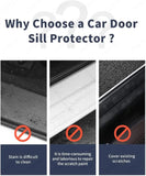 4×4 Off Road  Silicone Car Door Sill Scuff Plate Set of 4 Car Door Sill Protector Pads Silicone Door Sill Scuff Plate Sticker for Car Door Sill Protector